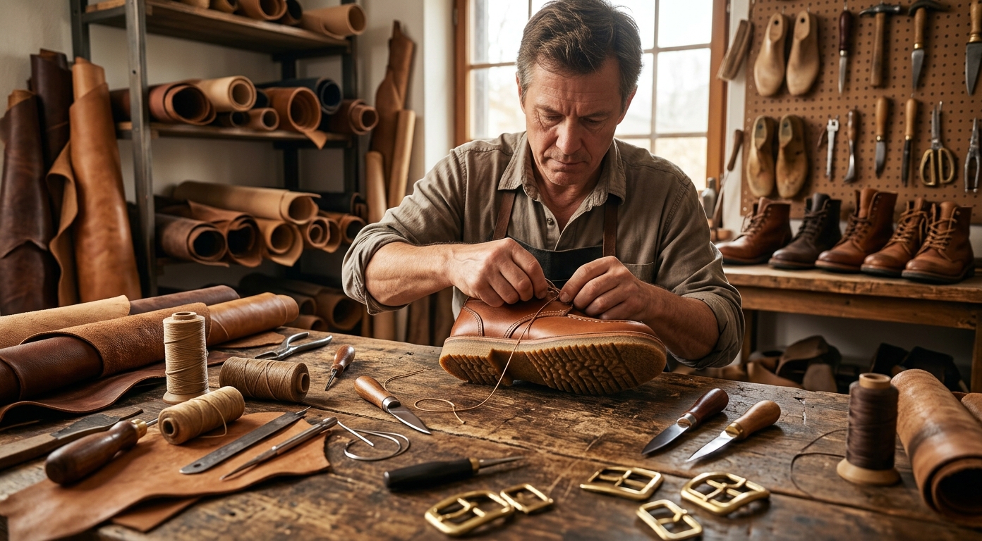 Handcrafted leather shoes by Duckfeet designed for lasting comfort and timeless style